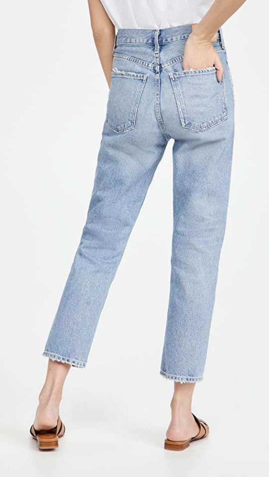 Straight Leg Jeans * | Best Reviews Of Citizens Of Humanity Charlotte Crop High Rise Straight Jeans Hot Spring