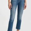 Straight Leg Jeans * | Promo Edwin Elin Mid Rise Crop Jeans Paloma