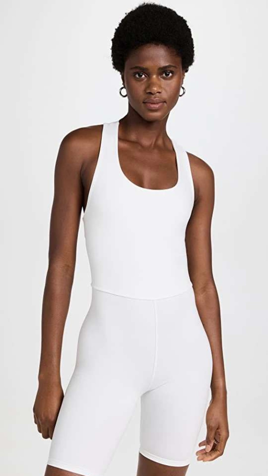 Jumpsuits * | Budget Heros The Short Unitard White