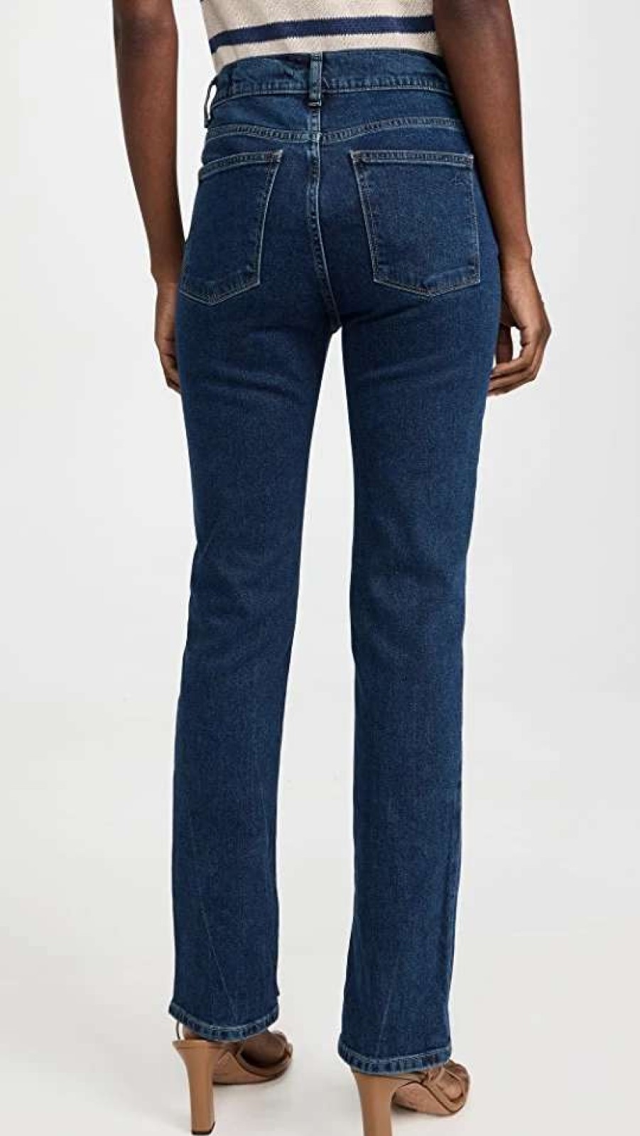 Straight Leg Jeans * | Best Pirce Dl1961 Patti Straight High Rise Vintage Jeans Skylark (Vintage)