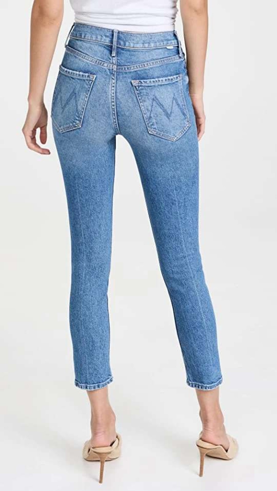 Straight Leg Jeans * | Coupon Mother The Mid Rise Dazzler Ankle Jeans Other Moods