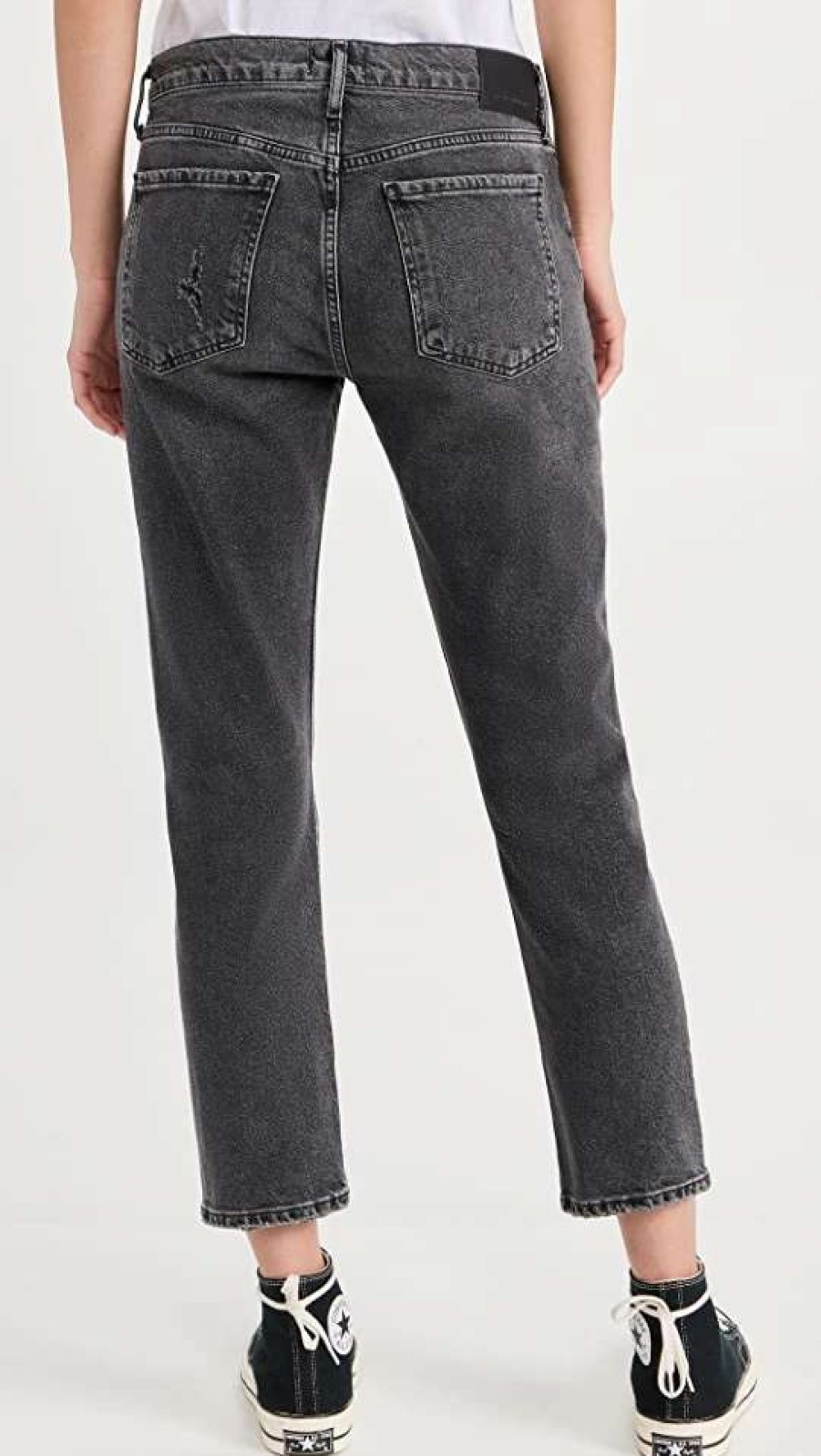 Straight Leg Jeans * | Hot Sale Citizens Of Humanity Emerson Slim Boyfriend Jeans Black Pepper