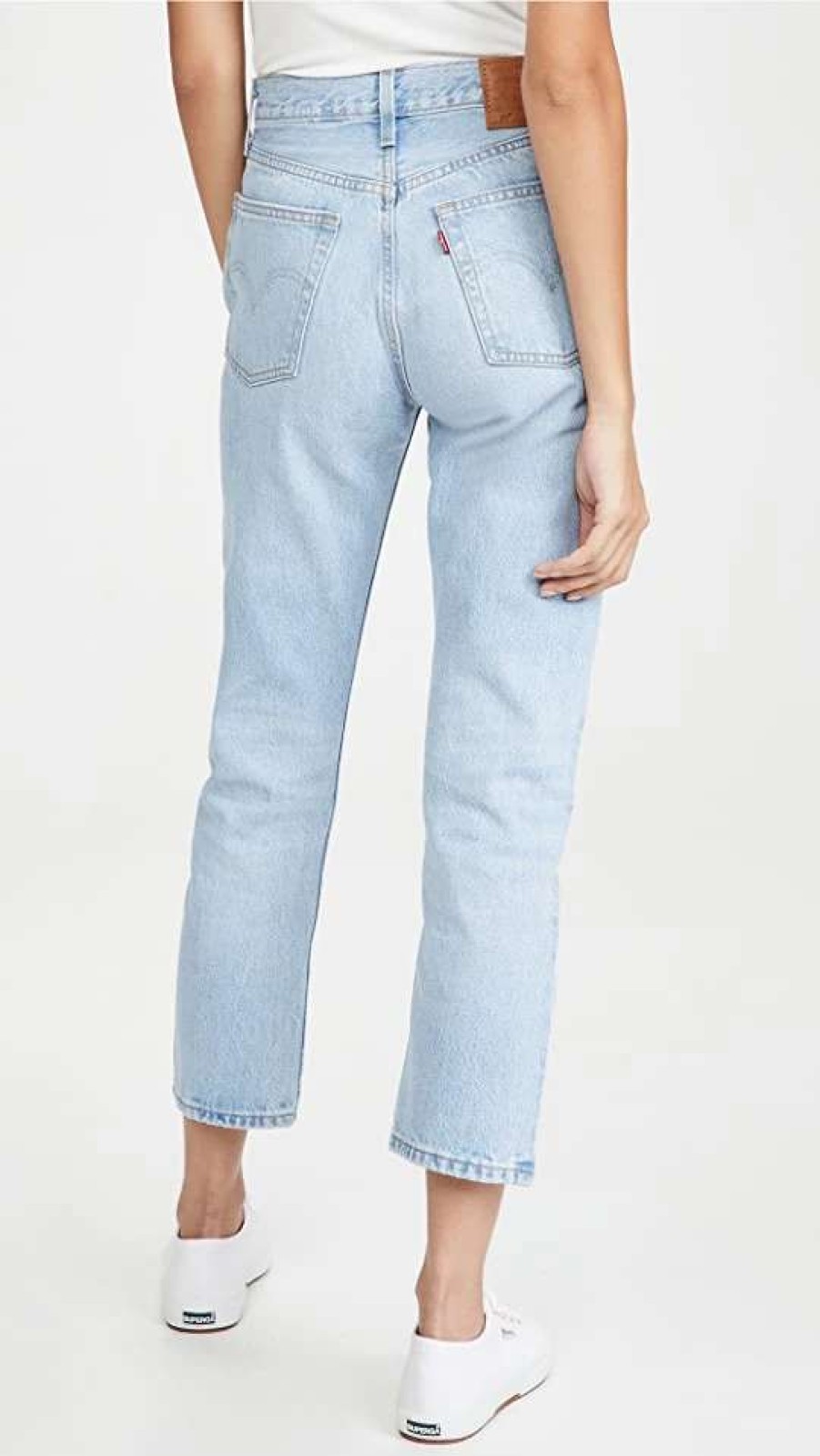 Straight Leg Jeans * | Best Deal Levi'S 501 Crop Jeans Luxor Rain