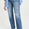 Straight Leg Jeans * | Top 10 Slvrlake Dakota Jeans Road To Nowhere