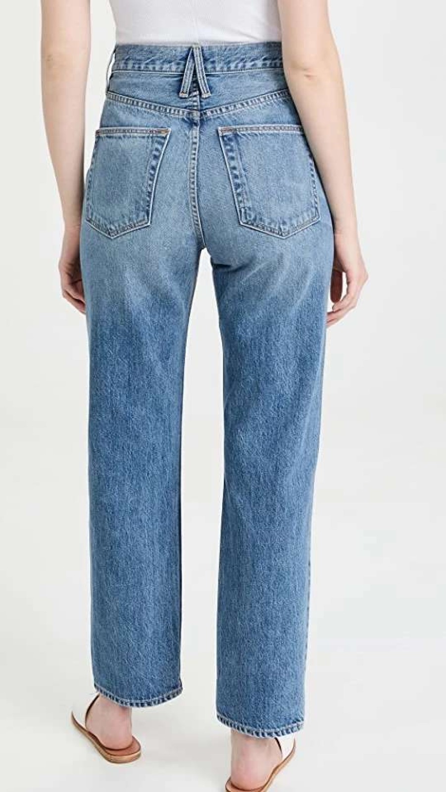 Straight Leg Jeans * | Top 10 Slvrlake Dakota Jeans Road To Nowhere