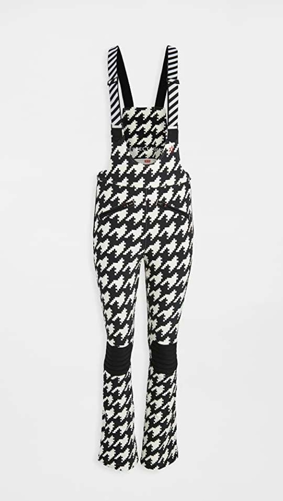 Jumpsuits * | Best Reviews Of Perfect Moment Isola Racing Print Pant Black/Snow White Houndstooth