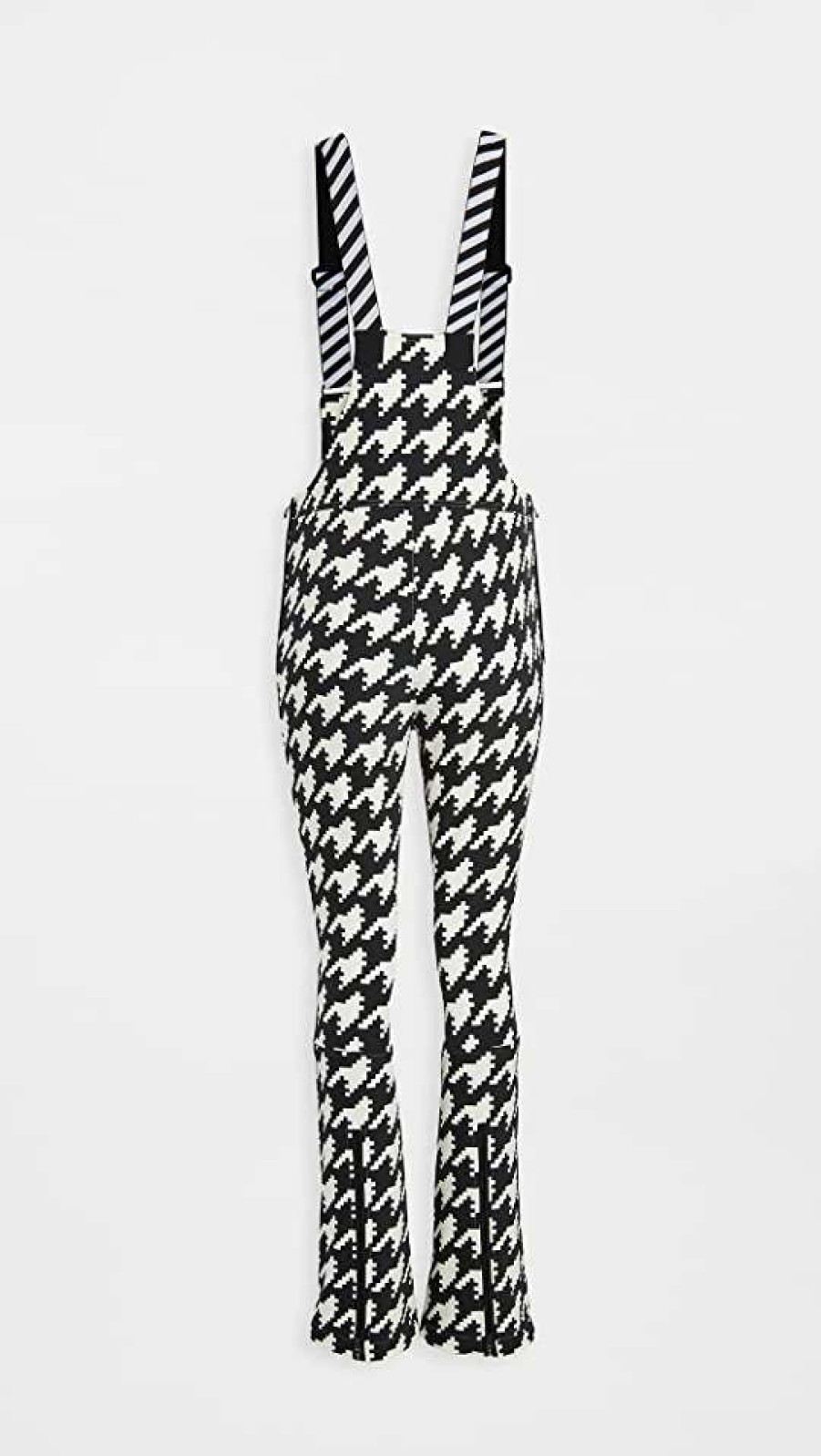 Jumpsuits * | Best Reviews Of Perfect Moment Isola Racing Print Pant Black/Snow White Houndstooth