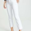 Straight Leg Jeans * | Buy Ag The Jodi Crop Jeans White