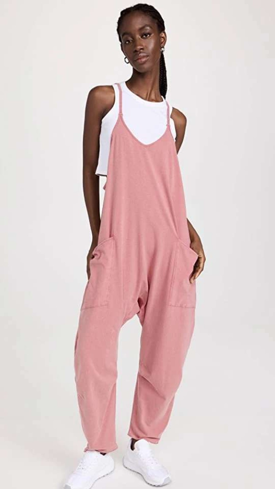 Jumpsuits * | Hot Sale Fp Movement By Free People Hot Shot Onesie Mauve Merlot