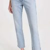 Straight Leg Jeans * | Buy Agolde Pinch Waist Jeans Riptide