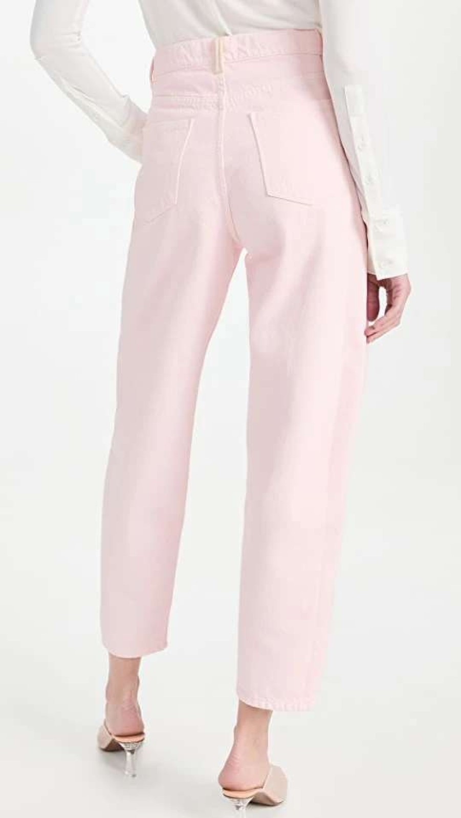 Straight Leg Jeans * | Budget Wandler Chamomile Denim Pink