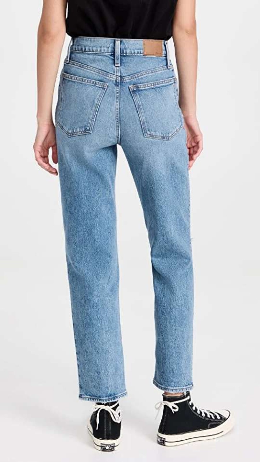 Straight Leg Jeans * | Flash Sale Madewell The Perfect Vintage Straight Jean Kingsbury Wash