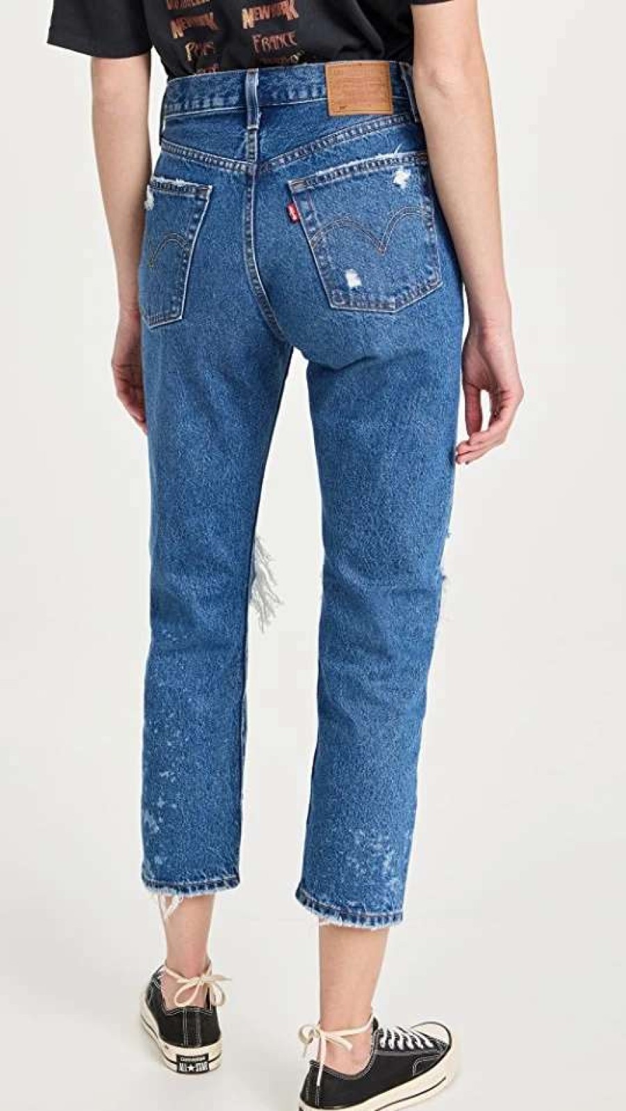 Straight Leg Jeans * | Coupon Levi'S 501 Crop Jeans Athens Ranks