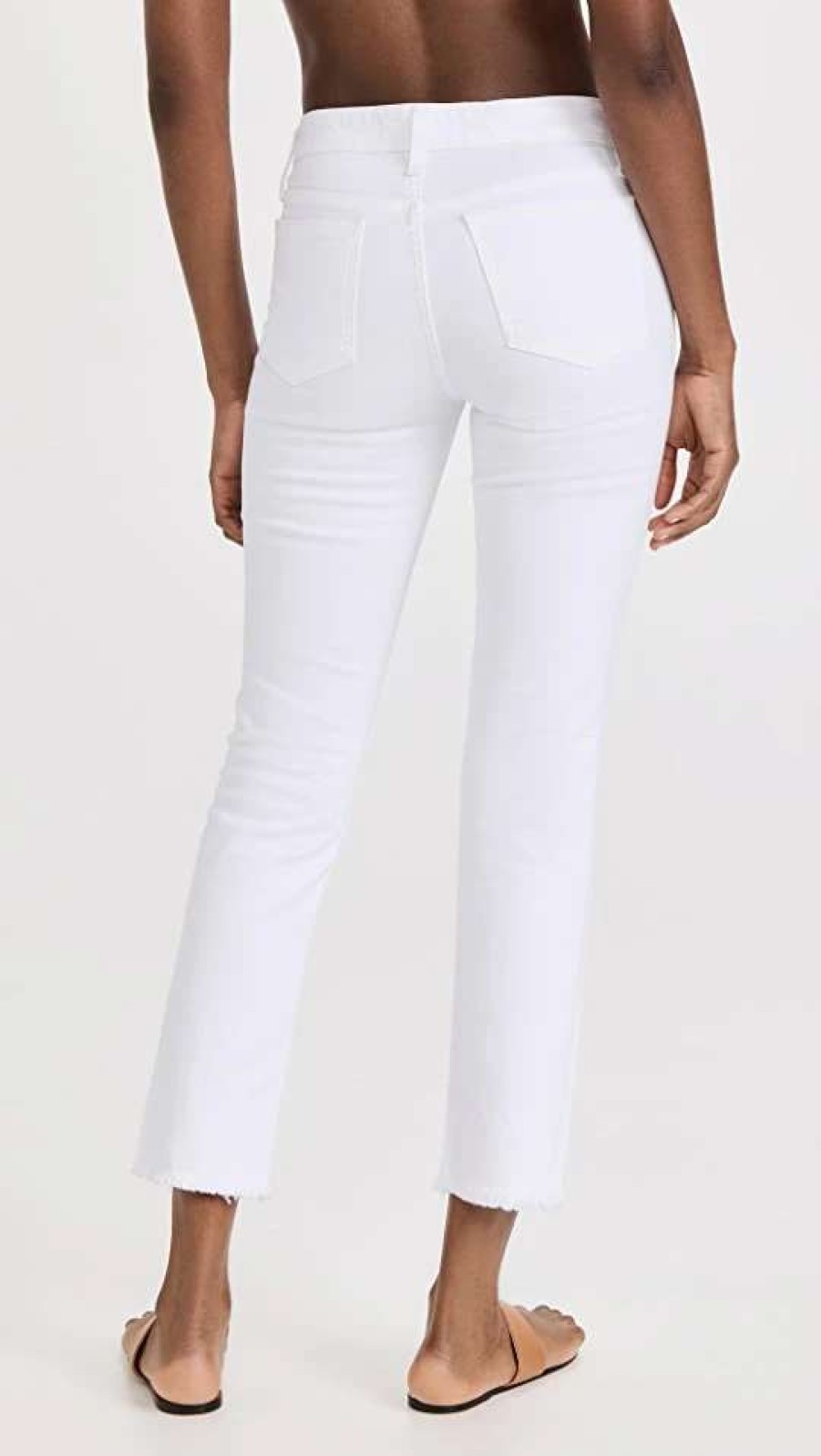 Straight Leg Jeans * | Best Sale Joe'S Jeans The Lara Cigarette Ankle Jeans White