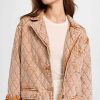 Utility * | Buy Young Fabulous & Broke Walker Quilted Jacket Butterscotch Mineral