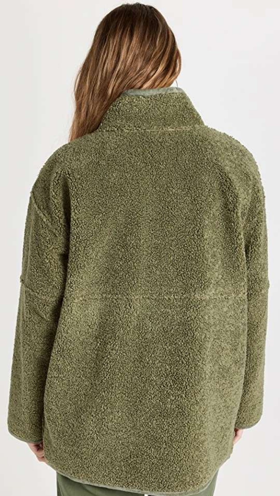 Utility * | Promo Velvet Albany 03 Sherpa Jacket Sage