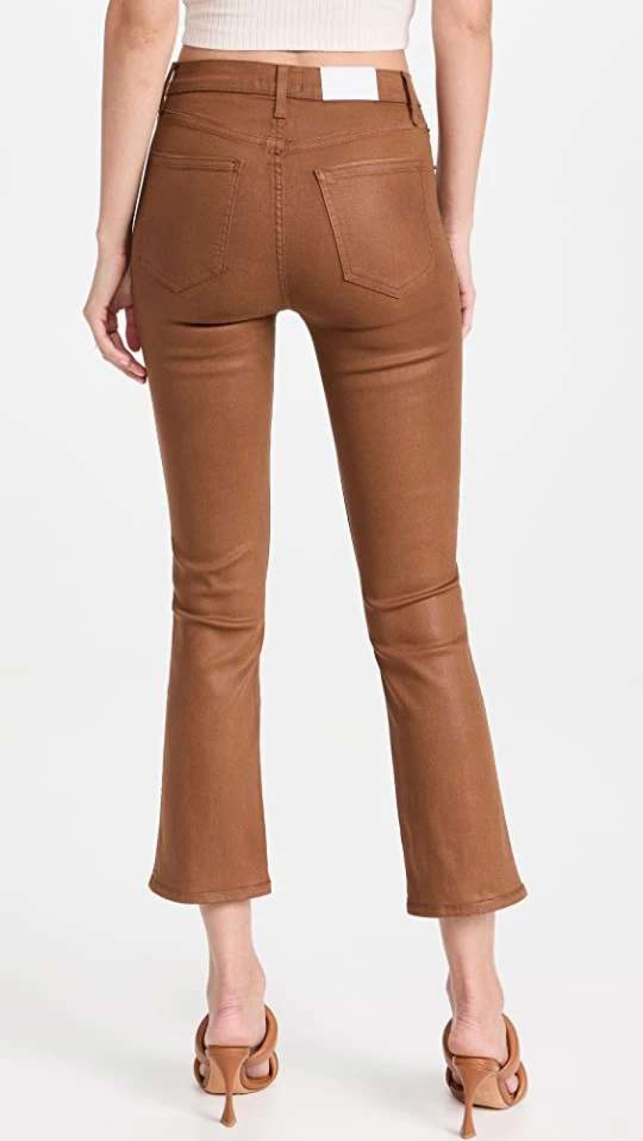 Straight Leg Jeans * | Top 10 Pistola Denim Lennon Jeans Coated Cognac