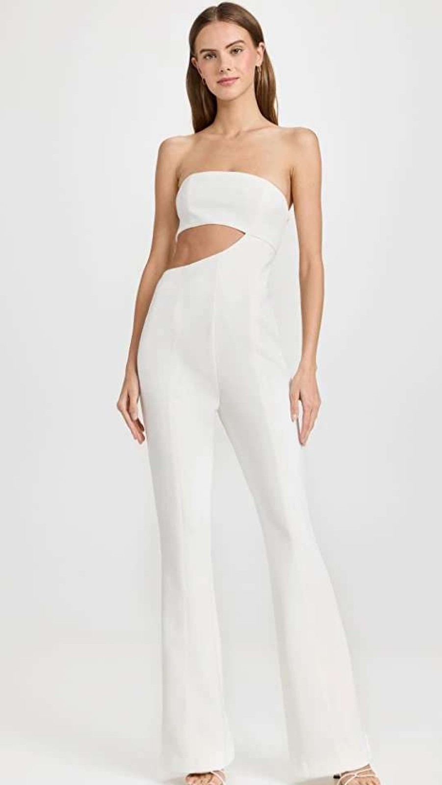 Jumpsuits * | Top 10 Misha Stela Jumpsuit Ivory