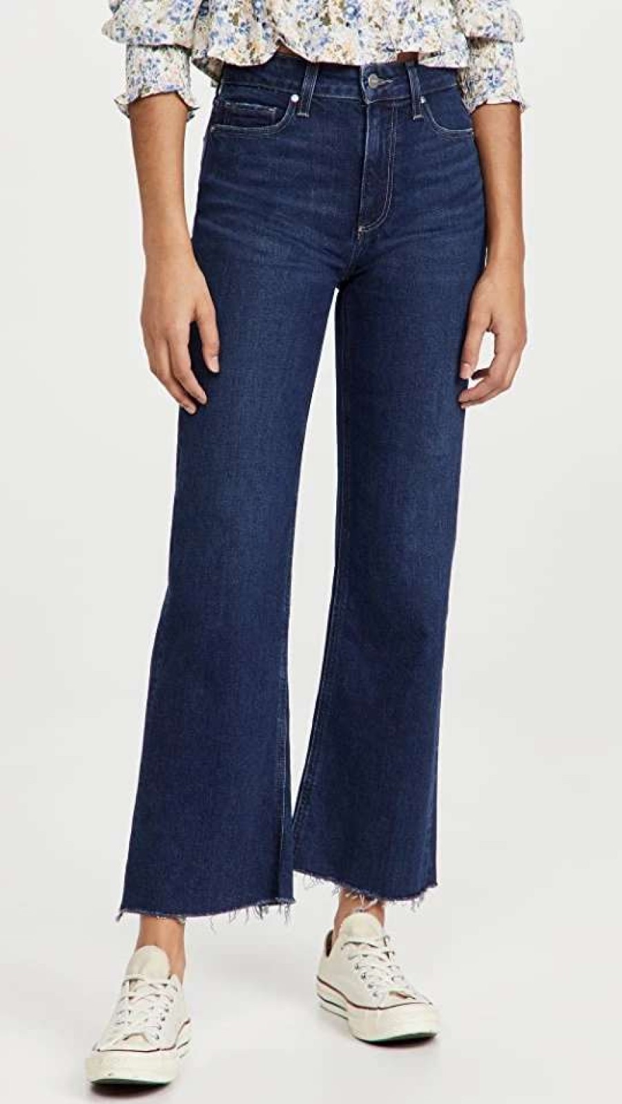 Straight Leg Jeans * | Budget Paige Leenah Ankle Jeans Gracie Lou