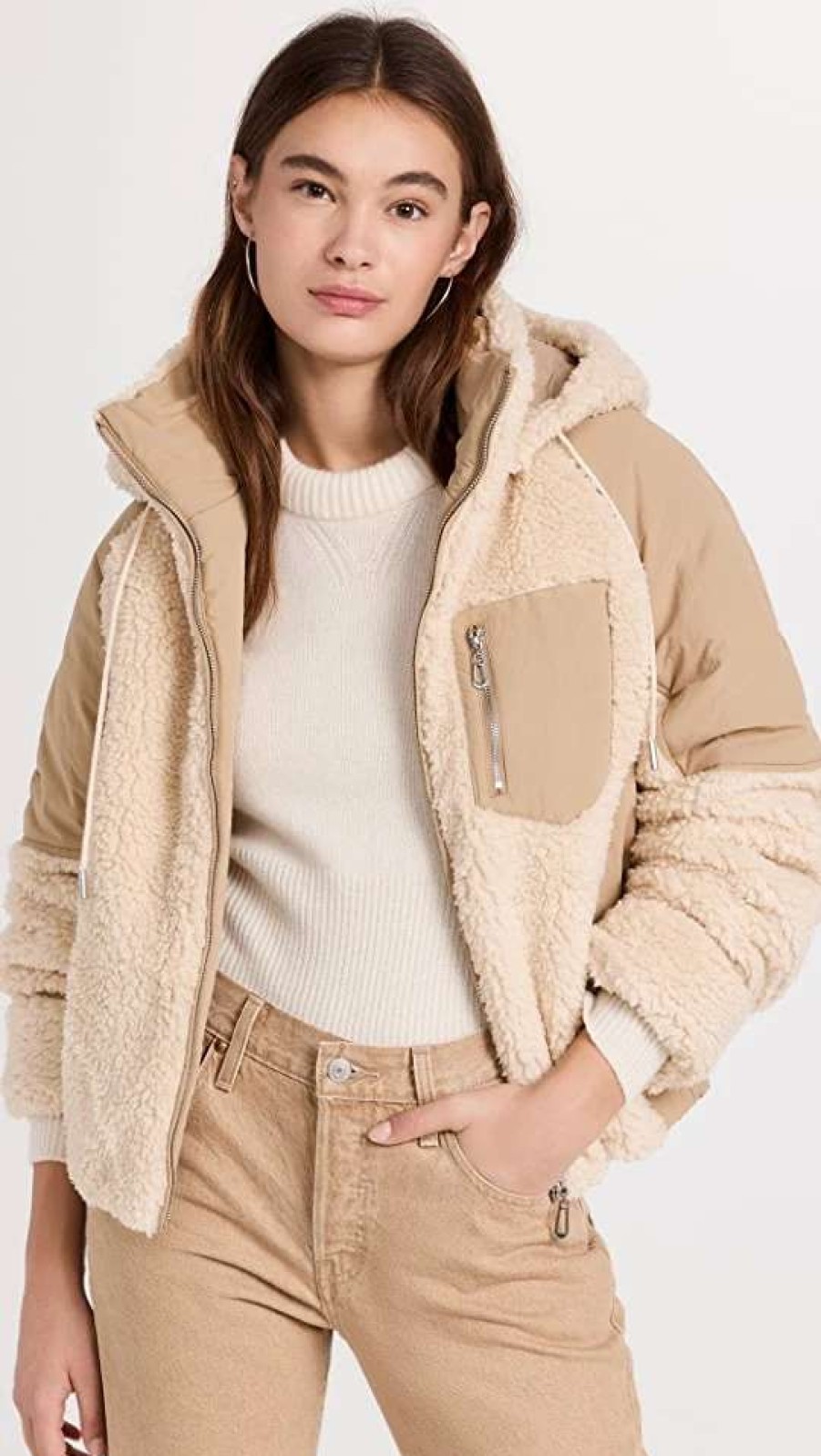 Utility * | Flash Sale Ba&Sh Eva Coat Beige