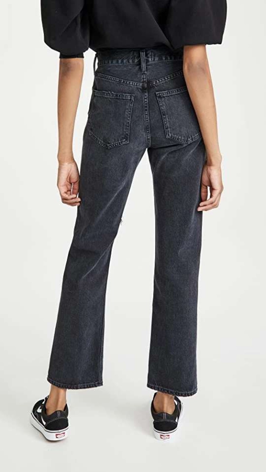 Straight Leg Jeans * | Promo Agolde Lana Mid Rise Vintage Straight Jeans Disorder