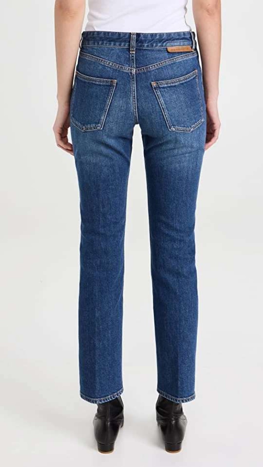 Straight Leg Jeans * | Best Deal Stella Mccartney Vintage Dark Blue Slim Leg Jeans