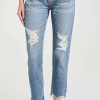 Straight Leg Jeans * | Cheapest Moussy Vintage Mv Carter Friend Jeans Blue