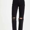 Straight Leg Jeans * | Discount Slvrlake London Jeans Shadow Ridge Destructed