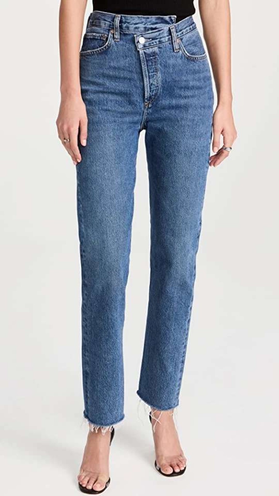 Straight Leg Jeans * | Top 10 Agolde Crisscross Straight Jeans Range