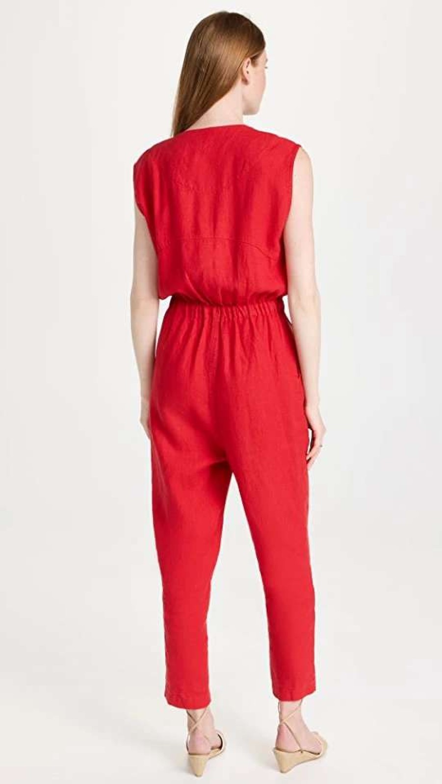 Jumpsuits * | Wholesale Rachel Comey Arati Jumpsuit Red