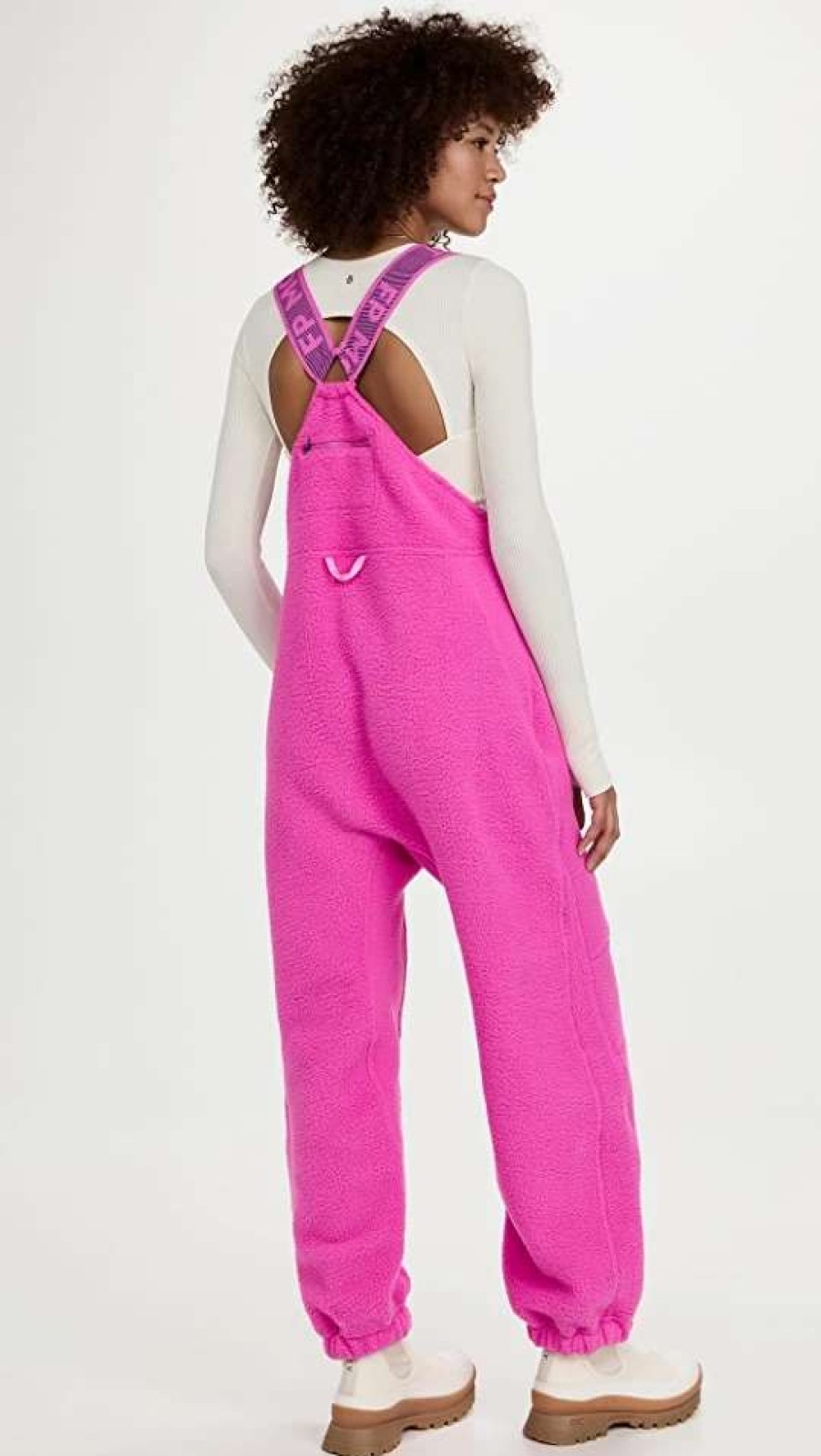 Jumpsuits * | Brand New Fp Movement By Free People Hit The Slopes Salopette Living Magenta