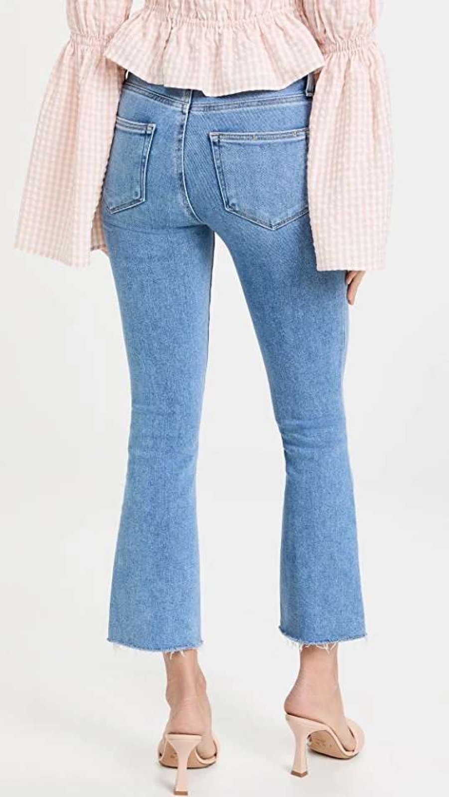 Straight Leg Jeans * | Flash Sale Paige Colette Mel Distressed Jeans