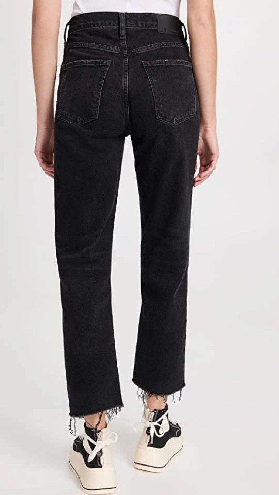 Straight Leg Jeans * | Budget Citizens Of Humanity Florence Wide Straight Jeans Stormy