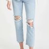 Straight Leg Jeans * | New Paige Noella Straight Jeans Doretta Destructed