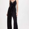 Jumpsuits * | New L'Agence Justice Jumpsuit Black