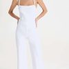 Jumpsuits * | Best Pirce Good American Vacay Jumpsuit White001