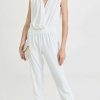 Jumpsuits * | Best Sale Amanda Uprichard Lewis Jumpsuit Ivory