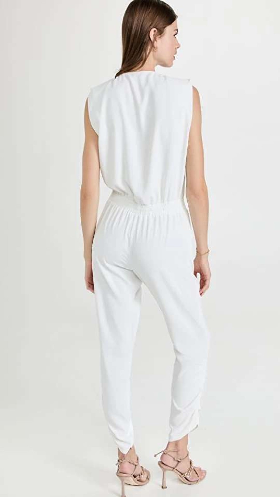 Jumpsuits * | Best Sale Amanda Uprichard Lewis Jumpsuit Ivory