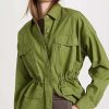 Utility * | Brand New Atm Anthony Thomas Melillo Ripstop Cargo Field Jacket Deep Artichoke