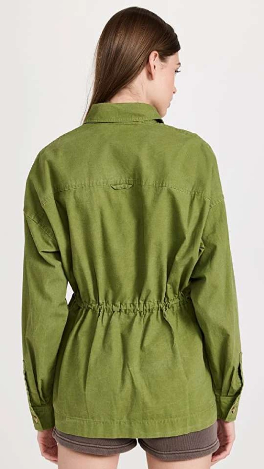 Utility * | Brand New Atm Anthony Thomas Melillo Ripstop Cargo Field Jacket Deep Artichoke