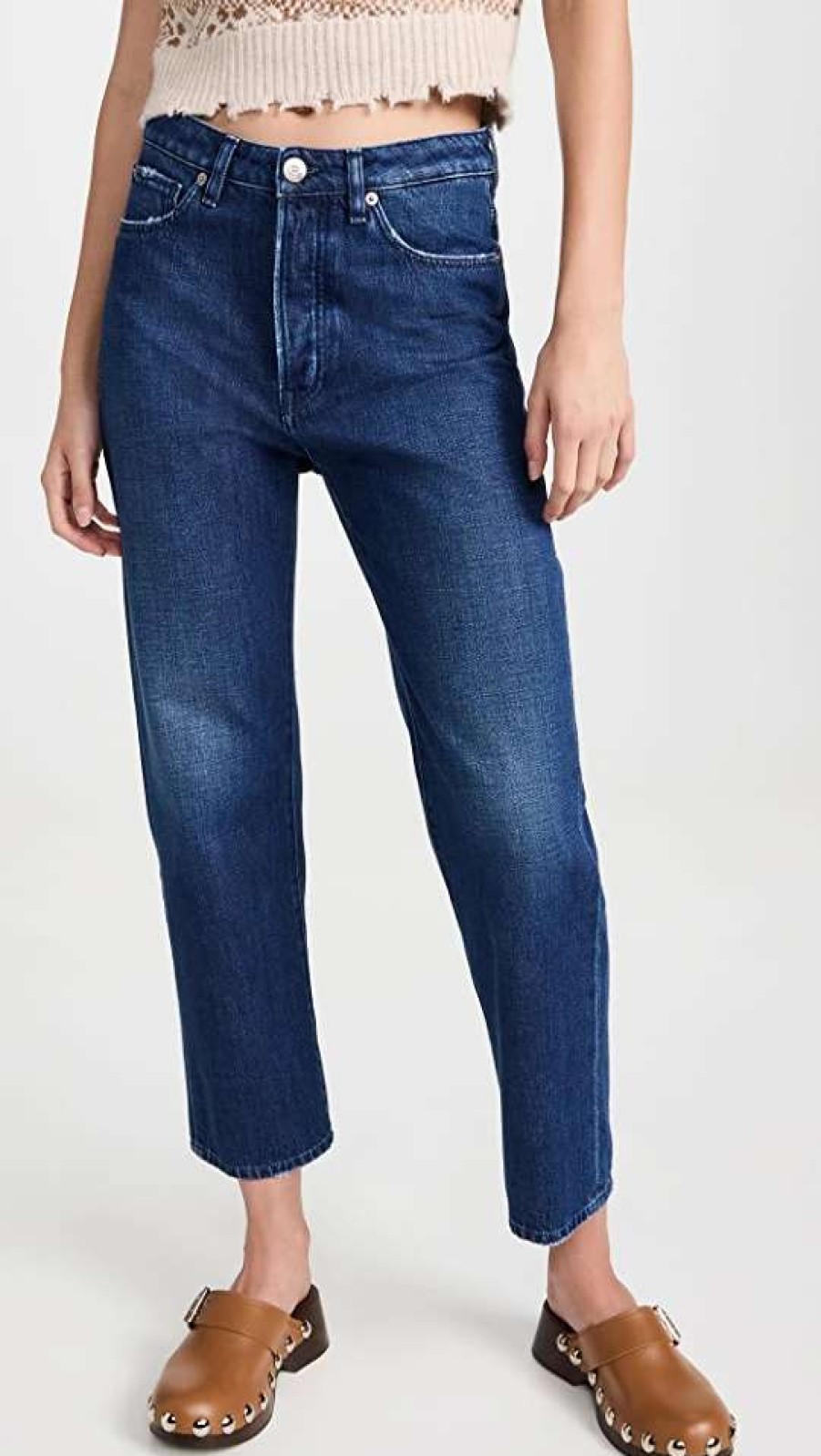 Straight Leg Jeans * | Flash Sale 3 1 Sabina Girlfriend Jeans Roi