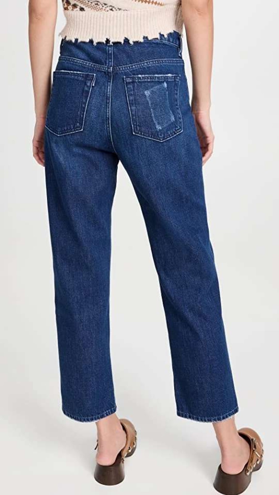 Straight Leg Jeans * | Flash Sale 3 1 Sabina Girlfriend Jeans Roi