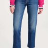 Straight Leg Jeans * | Flash Sale Mother Ultra High Waisted Frisky Flood Fray Jeans Bad Reputation