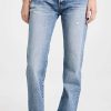 Straight Leg Jeans * | Buy Moussy Vintage Mv Ridgemont Straight Jeans Blue