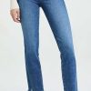 Straight Leg Jeans * | Best Sale Paige Cindy Bay Jeans With Destroyed Hem