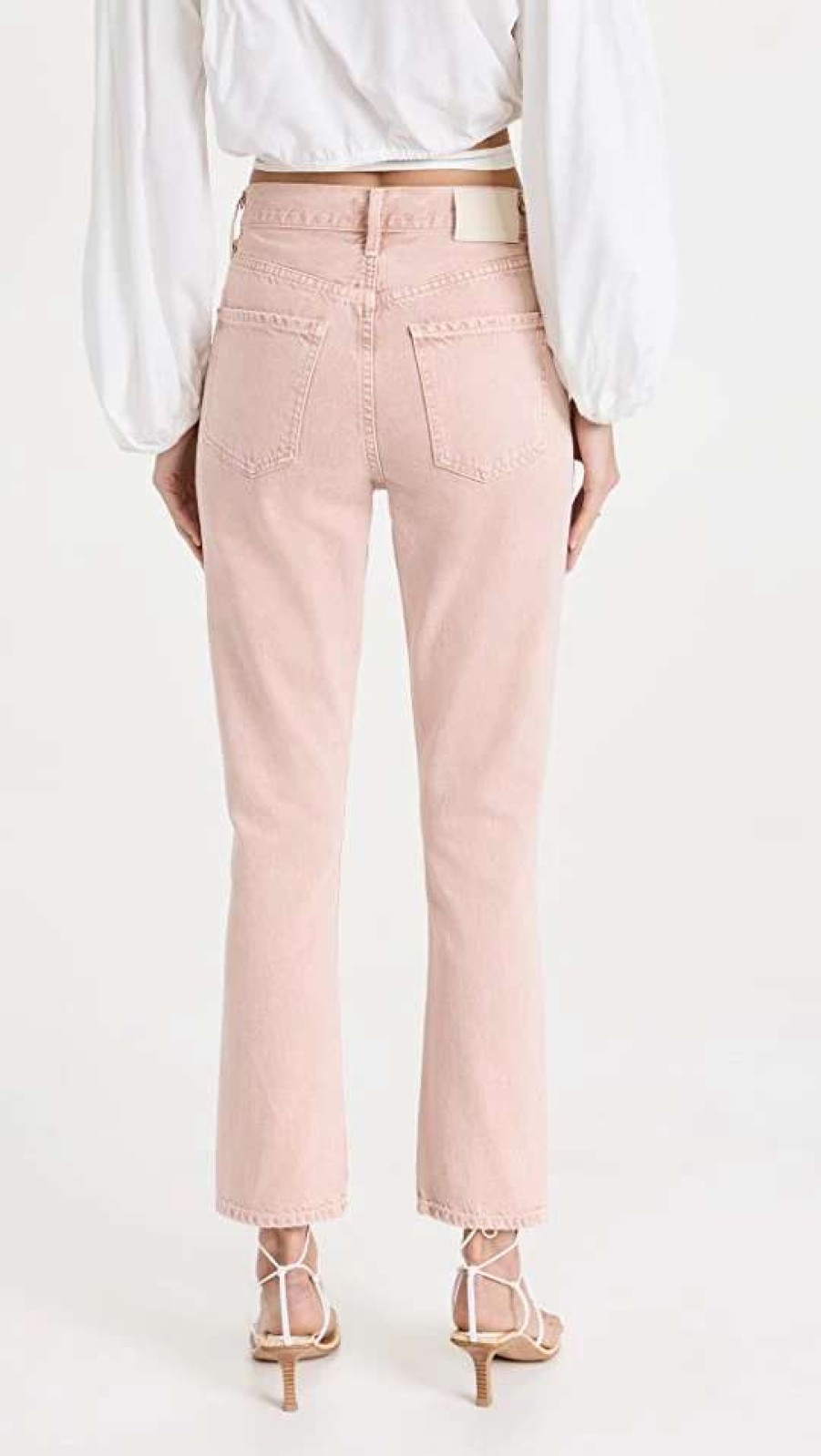 Straight Leg Jeans * | Flash Sale Citizens Of Humanity Jolene High Rise Straight Jeans Rosewater