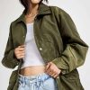 Utility * | Best Sale Lioness Quentin Parachute Jacket Jungle Green