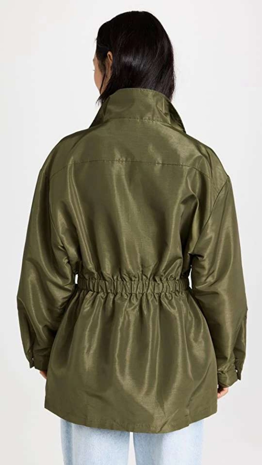 Utility * | Best Sale Lioness Quentin Parachute Jacket Jungle Green