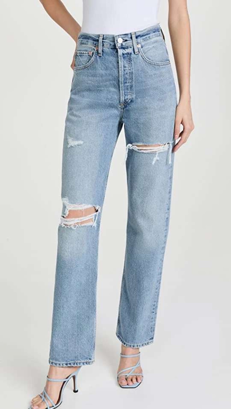 Straight Leg Jeans * | Best Sale Citizens Of Humanity Eva High Rise Baggy Jeans Chamberlain