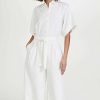 Jumpsuits * | Deals Triarchy Caftan Pantsuit Off White